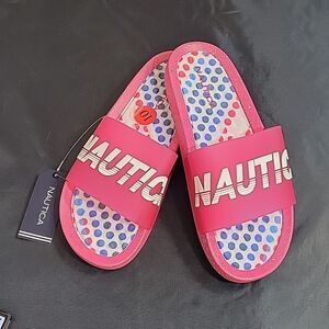 BRAND NEW WOMEN"S NAUTICA ESMERAY SLIDES ROUND TOE SANDAL